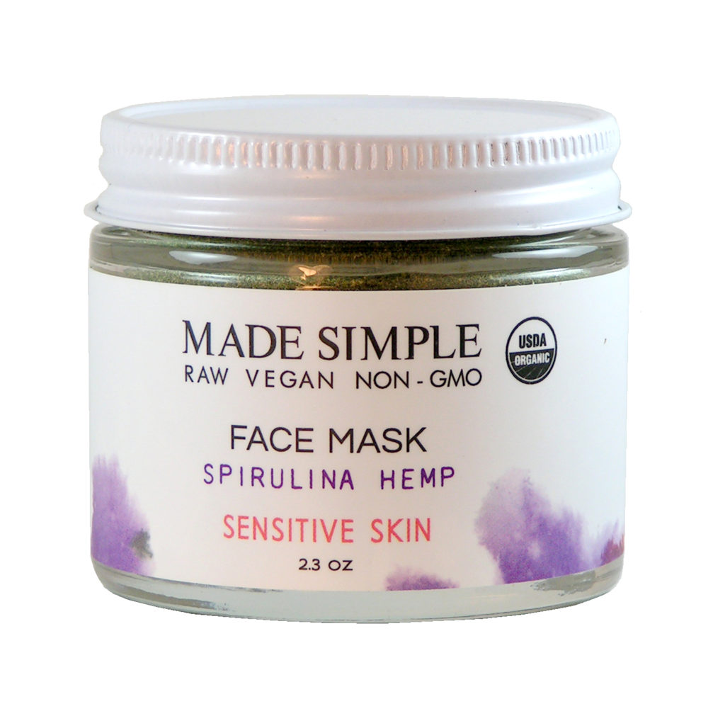 Spirulina Hemp Face Mask(Sensitive Skin) Made Simple Skin Care