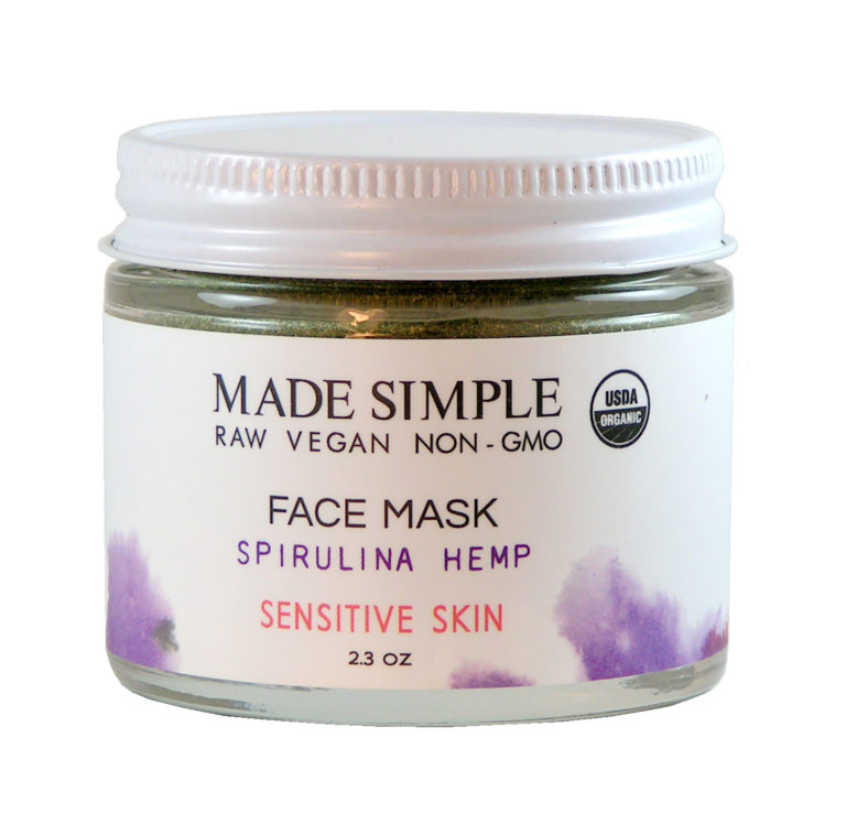 Spirulina Hemp Face Mask(Sensitive Skin) Made Simple Skin Care