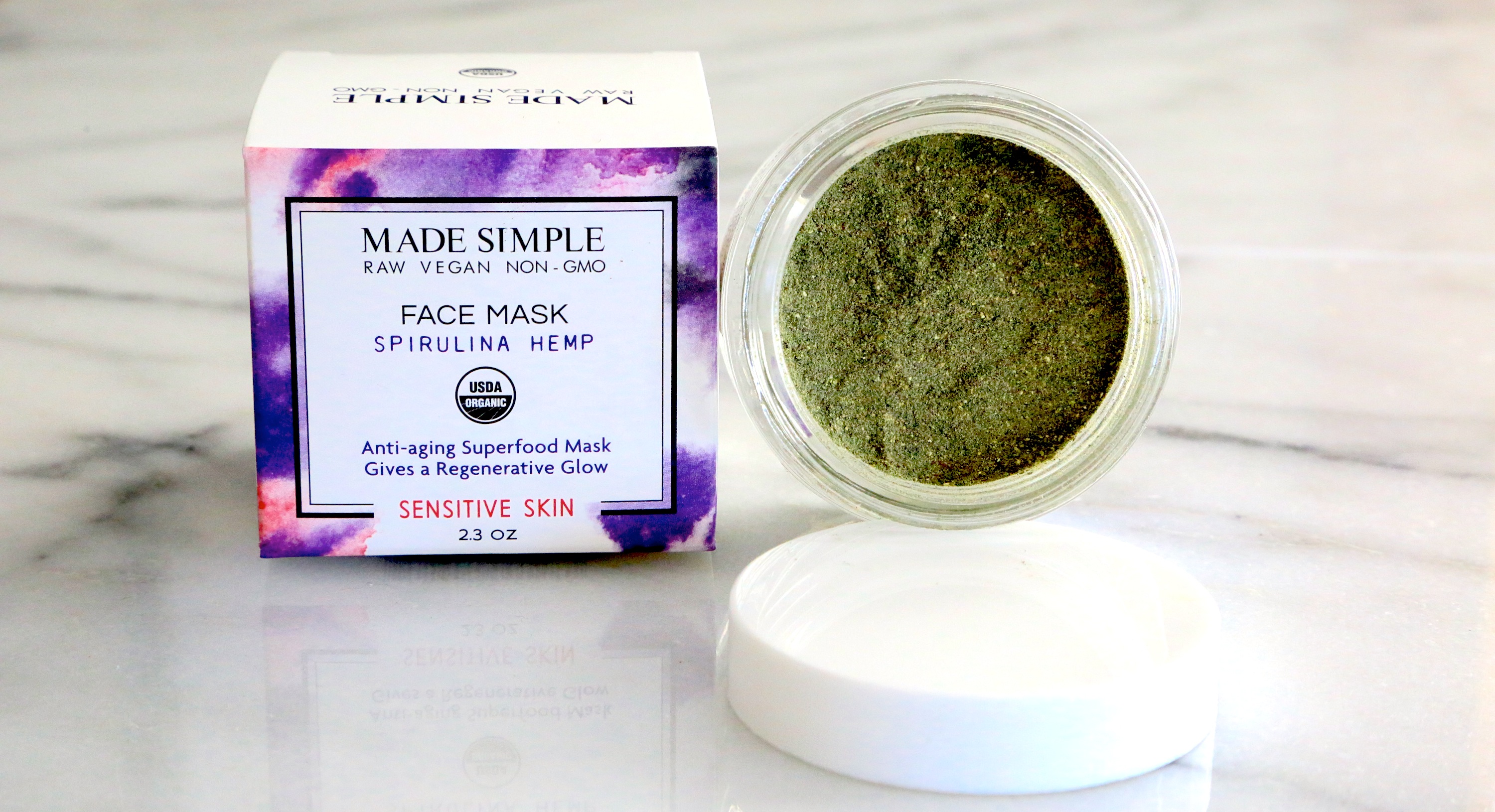 Spirulina Hemp Face Mask(Sensitive Skin) Made Simple Skin Care