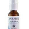 Made Simple Skin Care certified organic raw vegan nonGMO crueltyfree argan geranium face serum