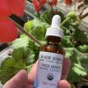 Made Simple Skin Care USDA certified organic raw vegan argan geranium face serum hand