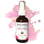 Made Simple Skin Care Helichrysum Lavender Face Toner Hydrosol USDA Certified Organic Raw Vegan NonGMO Cruelty free