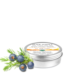 Made Simple Skin Care Organic Natural Moisturizer - Sea Buckthorn Juniper tin