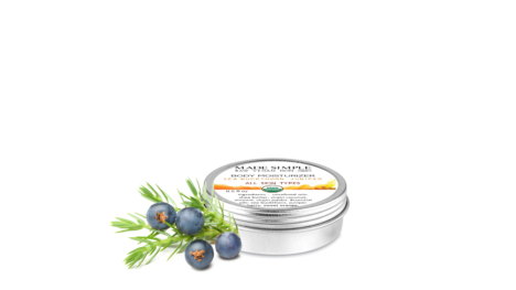 Made Simple Skin Care Organic Natural Moisturizer - Sea Buckthorn Juniper tin