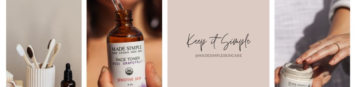 Made Simple Skin Care USDA certified organic raw vegan non-gmo natural