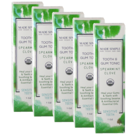 Made-Simple-Skin-Care-Tooth-Gum-Tonic-Spearmint-Clove-USDA-Certified-Organic-Raw-Vegan-NonGMO family