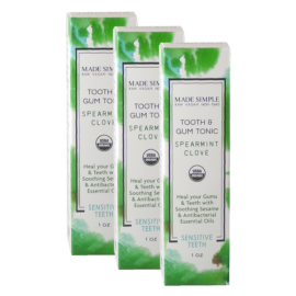 Made-Simple-Skin-Care-Tooth-Gum-Tonic-Spearmint-Clove-USDA-Certified-Organic-Raw-Vegan-NonGMO trio