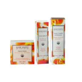 Made Simple Skin Care organic raw vegan oily skin value pack-a