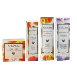 Made Simple Skin Care organic raw vegan oily skin value pack plus-a
