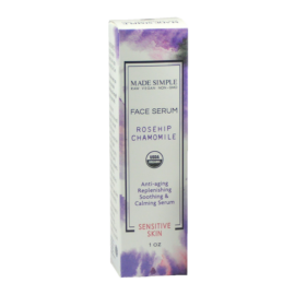 Certified Organic Vegan Serum for Sensitive Skin