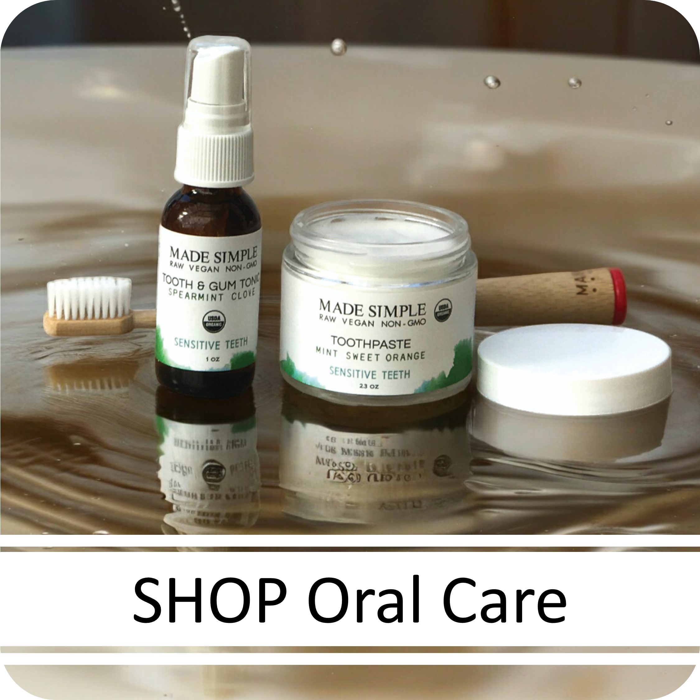 Certified Organic Vegan Skincare and Oral Care Products